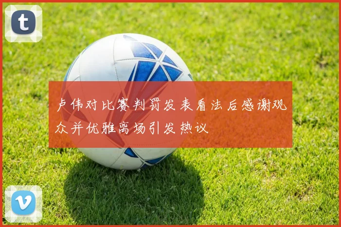 卢伟对比赛判罚发表看法后感谢观众并优雅离场引发热议